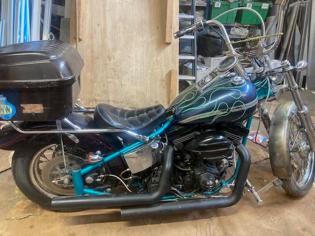Harley Davidson Project - Rijdt!, Motoren, Motoren | Harley-Davidson, Particulier, Chopper, Ophalen of Verzenden