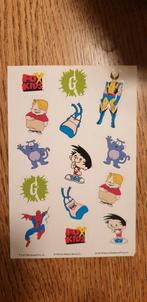 Strip cartoon sticker FOX KIDS 1995, Verzamelen, Stickers, Ophalen of Verzenden, Zo goed als nieuw