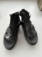 (M)Dr. Martens Olson sandalen – zwart leer – maat 37 (EU), Verzenden, Zo goed als nieuw, Zwart, Sandalen of Muiltjes