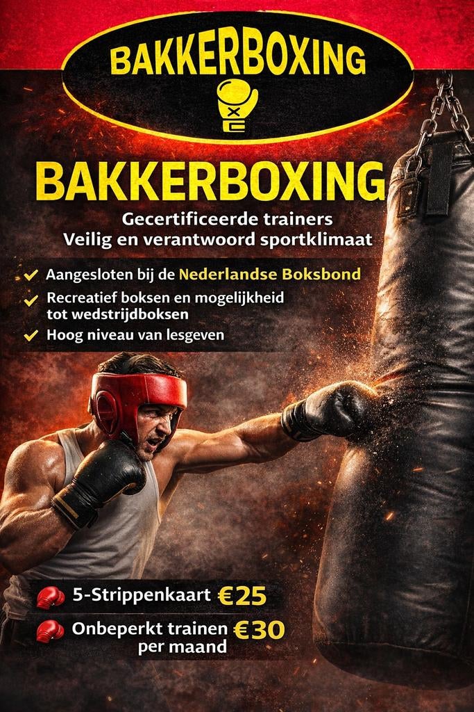 Boksschool  in Sneek, Sport en Fitness, Maat XL, Ophalen of Verzenden, Overige