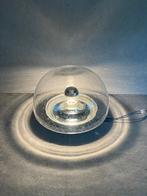 Vintage bubbel plafondlamp Glashütte Limburg space age, Ophalen of Verzenden, Gebruikt, Glas