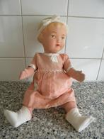 WILDEBRAS MEISJE, PAPIER MACHE, ZELDZAAM MET BRUINE OOGJES, Verzamelen, Poppen, Ophalen of Verzenden, Gebruikt, Pop