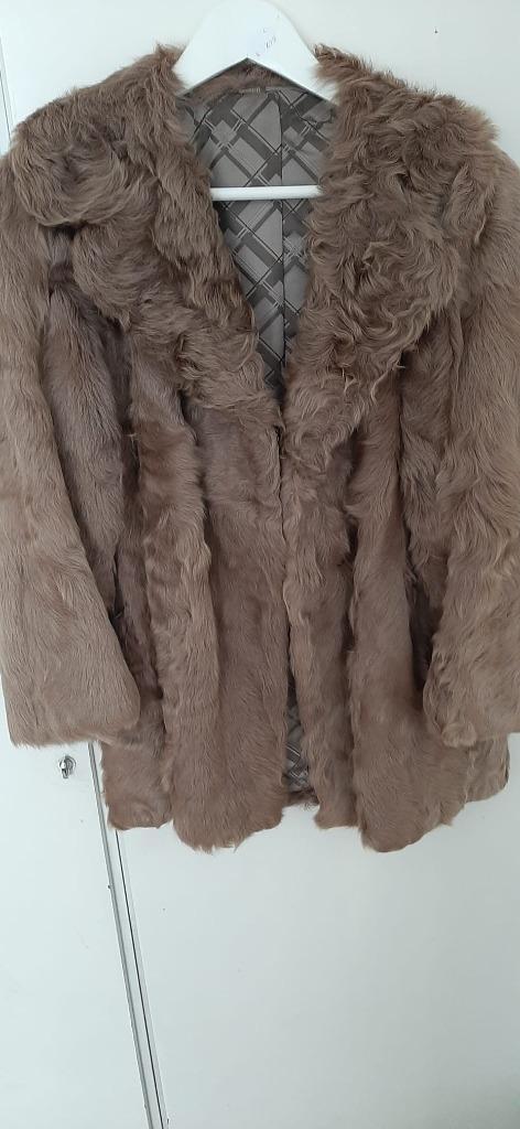 bontjas Peter De Hond Creatine – Maat 40, Kleding | Dames, Jassen | Winter, Zo goed als nieuw, Maat 38/40 (M), Beige, Ophalen of Verzenden