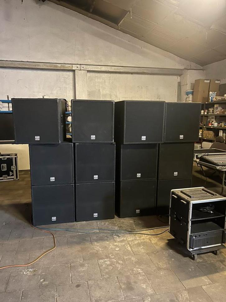 dynacord 2 set forum line, Audio, Tv en Foto, Luidsprekers, Zo goed als nieuw, Subwoofer, 120 watt of meer, Overige merken, Ophalen