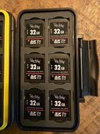 12 SD Cards Peter Hadley 32GB + Hard Case, Audio, Tv en Foto, Fotografie | Geheugenkaarten, SD, 32 GB, Nieuw, Ophalen of Verzenden
