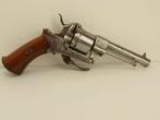 Antieke penvuur revolver 7mm, Ophalen of Verzenden