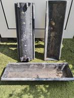 Dakgoot bloembakken, Tuin en Terras, Bloembakken en Plantenbakken, Gebruikt, Minder dan 30 cm, Minder dan 60 cm, Rond