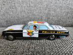 Oud Blikken Politie Auto ~ Police Patrol no. 2 Made in Japan, Ophalen of Verzenden