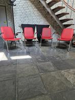 4 maal Vintage Design Gispen de Wit buisframe fauteuils, Huis en Inrichting, Stoelen, Ophalen, Vintage jaren 60, Gebruikt, Vier