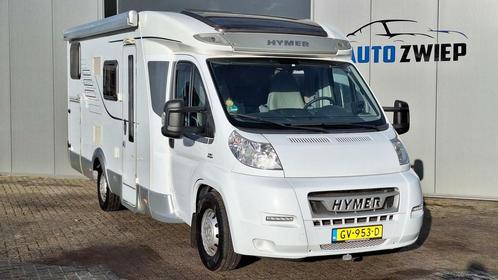 Hymer T 674 CL Enkele bedden Dak airco Luchtvering, Caravans en Kamperen, Campers, Bedrijf, Hymer, Diesel