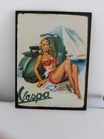 Metalen Vespa Reclameplaat, Ophalen of Verzenden, Gebruikt