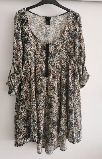 H&M tuniek met bloemenprint mt. 38  beschikbaar voor biedingen