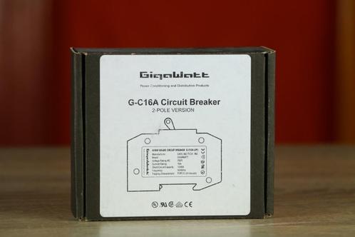 GigaWatt Circuit Breaker G-C16a 2-pole TRADE.INRUIL BTW/VAT*, Audio, Tv en Foto, Overige Audio, Tv en Foto, Zo goed als nieuw