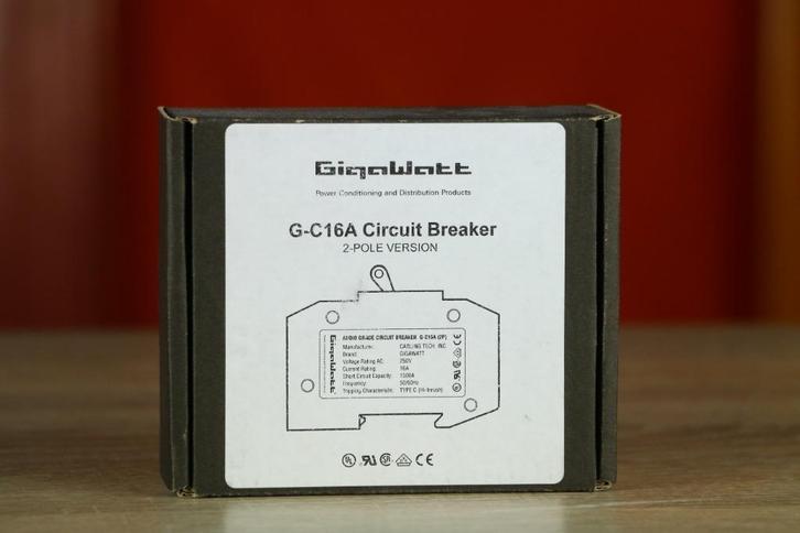 GigaWatt Circuit Breaker G-C16a 2-pole TRADE.INRUIL BTW/VAT*, Audio, Tv en Foto, Overige Audio, Tv en Foto, Zo goed als nieuw