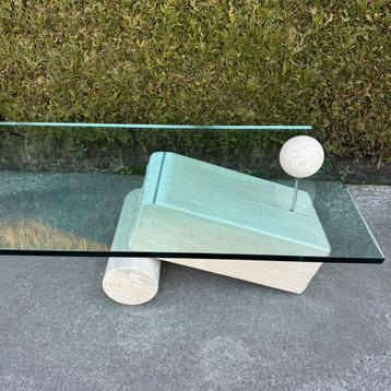 Travertin salontafel beschikbaar voor biedingen