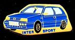 Volkswagen Golf- Intersport pin, Verzenden, Nieuw, Transport, Speldje of Pin