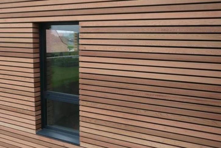 Western Red Cedar–open gevel–rhombus–planken-schutting-18x92, Tuin en Terras, Palen, Balken en Planken, Nieuw, Planken, 180 tot 250 cm