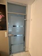 Glazen binnendeur, Doe-het-zelf en Verbouw, Ophalen, Zo goed als nieuw, Binnendeur, 200 tot 215 cm