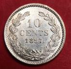 10 cent 1897. Pr., Postzegels en Munten, Munten | Nederland, Zilver, Ophalen of Verzenden, 10 cent, Koningin Wilhelmina