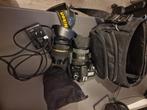 Nikon D90 camera + lenzen, 8 keer of meer, Compact, Zo goed als nieuw, Nikon