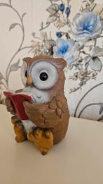Lezende Uil - Decoratie, Ophalen of Verzenden, Zo goed als nieuw