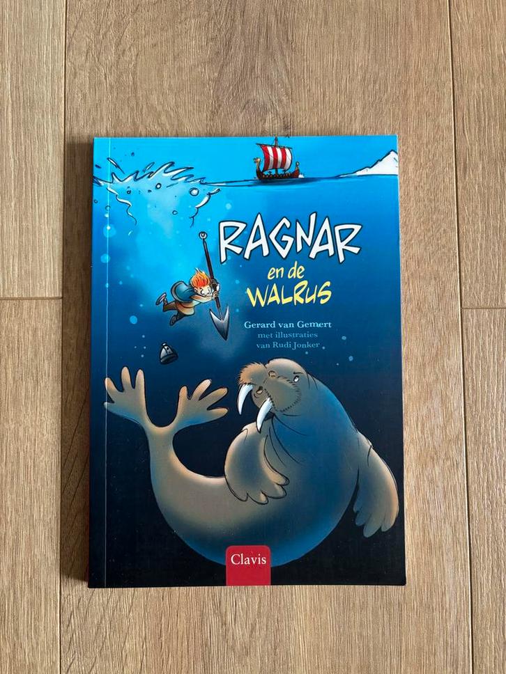 Ragnar en de Walrus - Gerard van Gemert, Boeken, Kinderboeken | Jeugd | onder 10 jaar, Zo goed als nieuw, Sprookjes, Ophalen