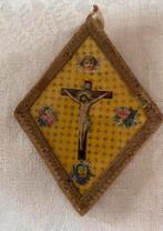 Handgemaakt devotie schilderijtje, Antiek en Kunst, Ophalen of Verzenden