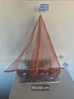 Handgemaakte zeilboot. Al het materiaal uit de zee., Ophalen of Verzenden, Nieuw