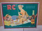 Zeldzaam reclamebord Royal Crown Cola, Verzamelen, Ophalen of Verzenden, Zo goed als nieuw, Reclamebord