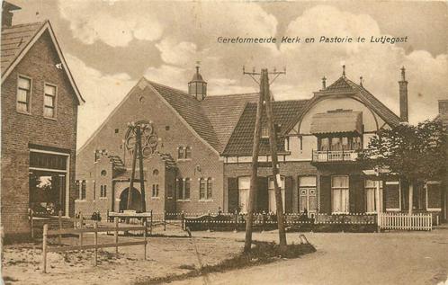 (701-276-049) Lutjegast Geref Kerk en Pastorie, Verzamelen, Ansichtkaarten | Nederland, Groningen, Verzenden