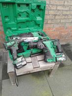 Accuboor Hikoki set 18V-5A + reciprozaag + breekhamer ZGAN, Ophalen of Verzenden, Gebruikt, 600 watt of meer, Boor- en Schroefmachine