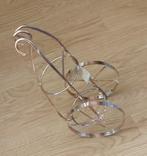 verchroomde flessenhouder Queen Anne, volgnr 30, Antiek en Kunst, Ophalen of Verzenden