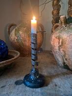 19e eeuw antiek  Franse wijnkrlder kandelaar, rat de cave, Ophalen of Verzenden