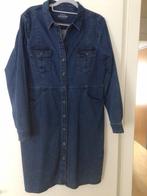 Denim stretch jurk, lange mouwen, knoopsluiting, EDC, Blauw, Maat 42/44 (L), Ophalen of Verzenden