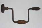 Antieke grote booromslag handboor ratelboor slingerboor boor, Antiek en Kunst, Antiek | Gereedschap en Instrumenten, Ophalen of Verzenden