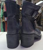 Free Lance bikerboots enkellaars donkerblauw leer 39.5 50034, Kleding | Dames, Schoenen, Freelance, Blauw, ., Lage of Enkellaarzen
