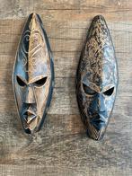 Houten Tiki maskers, Antiek en Kunst, Ophalen