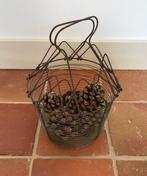 Antiek draad ijzeren slamandje sla zwierder eiermandje, Ophalen of Verzenden