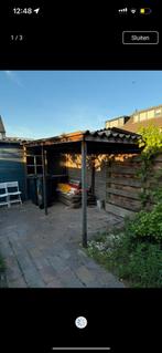 Overkapping al uit elkaar ALLEEN DE PLATEN NOG - morgen weg!, Tuin en Terras, Overkappingen, Ophalen of Verzenden, Zo goed als nieuw