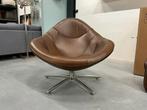 Nieuw in Doos Label Hidde Fauteuil Bovino Brown Design stoel, Huis en Inrichting, Fauteuils, Nieuw, Ophalen of Verzenden, Label vandenberg