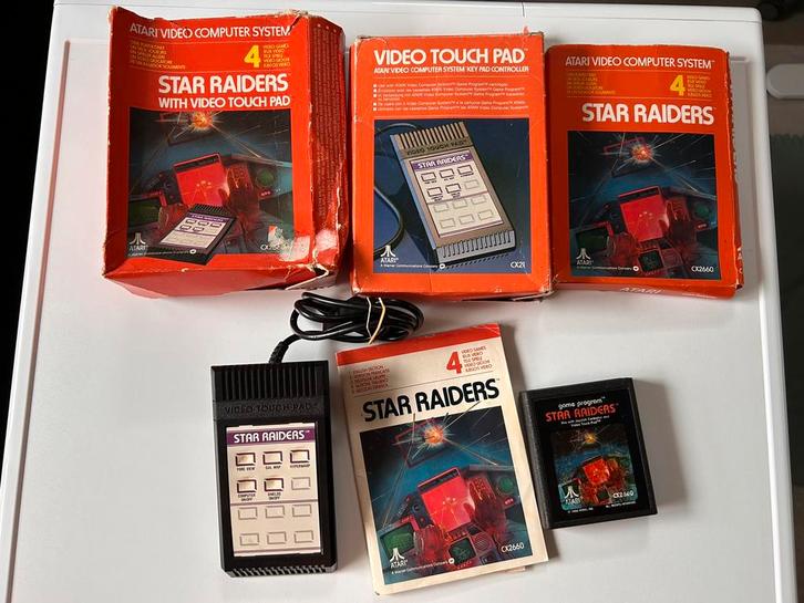 Atari 2600 Star Raiders met dozen, Spelcomputers en Games, Games | Atari, Gebruikt, Atari 2600, Racen en Vliegen, 1 speler, Vanaf 3 jaar