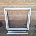 Hardhouten kozijn met raam, Doe-het-zelf en Verbouw, Kozijnen en Schuifpuien, Ophalen, Hout, Raamkozijn