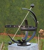 ZONNEWIJZER / MODERN/MET 3 BOGEN / brons, Tuin en Terras, Huis en tuin decoratie Marie, Nieuw, Info@huisentuindecoratiemarie.nl