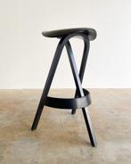 6x Thonet 404 H kruk barkruk zwart ontwerp door Stefan Diez, 60 tot 90 cm, 5 krukken of meer, Gebruikt, Hout