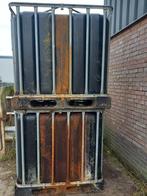 IBC containers, 4 stuks, Tuin en Terras, Regentonnen, 150 liter of meer, Ophalen, Gebruikt