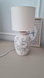 Landelijke lamp met stoffen kap, Gebruikt, Stof, Ophalen of Verzenden, Landelijk