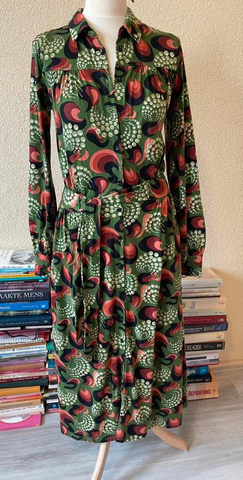 King Louie jurk m prachtig model kleuren nuance, Kleding | Dames, Jurken, Zo goed als nieuw, Onder de knie, Ophalen of Verzenden