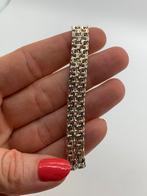 V820 Prachtige zilveren FBM armband, Ophalen of Verzenden, Zilver, Armband