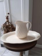 Prachtige grote ovale schaal, bijpassende kan/vaas., Huis en Inrichting, Woonaccessoires | Schalen en Manden, Porselein of Keramiek