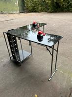 Quiz tafel met drukknoppen en lampjes, inklapbaar, Doe-het-zelf en Verbouw, Werkbanken, Ophalen, Gebruikt, 120 tot 170 cm, Inklapbaar